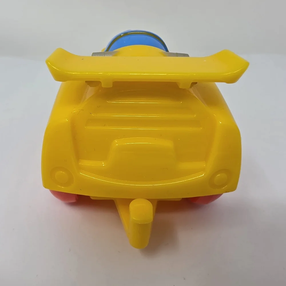 Mega Block Yellow Race Car 3 Pieces Block Toy